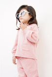 KIDS BLUSH PINK JOGGER SET