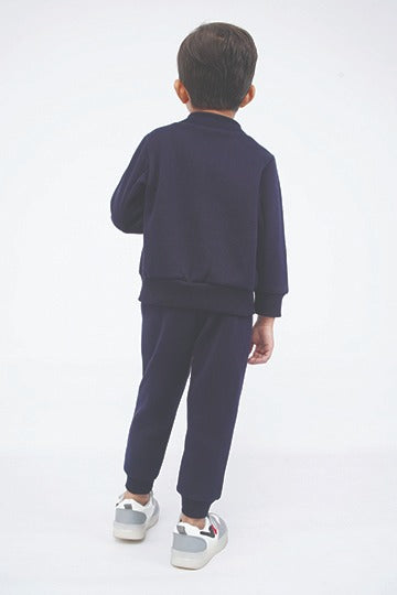 PRO KIDS HOOD SET N.BLUE ZIP STYLE