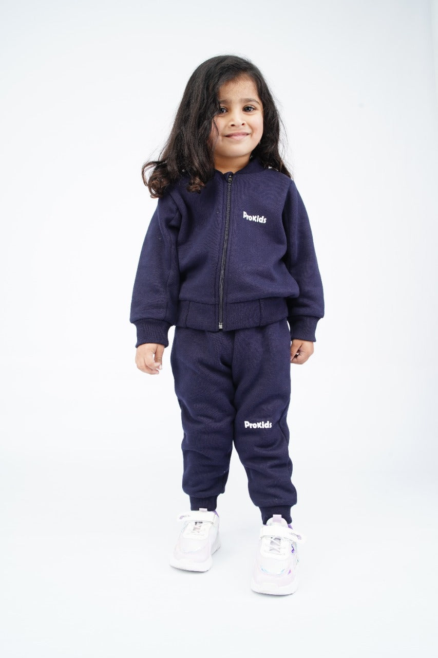 PRO KIDS HOOD SET N.BLUE ZIP STYLE