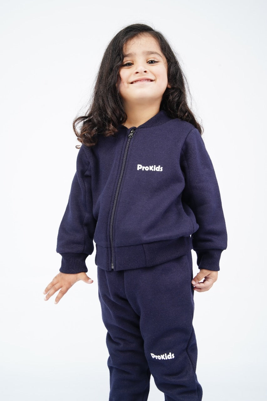 PRO KIDS HOOD SET N.BLUE ZIP STYLE