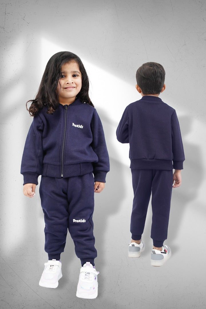 PRO KIDS HOOD SET N.BLUE ZIP STYLE