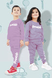 KIDS LIGHT PURPLE JOGGER SET