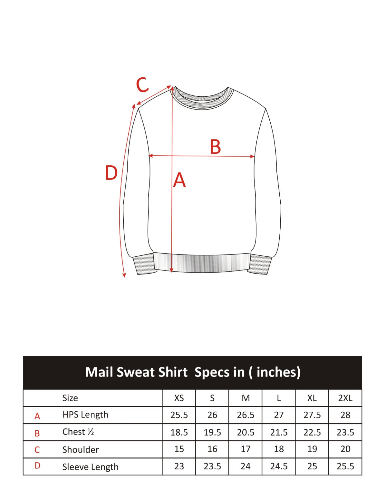 MENS SWEAT WHITE WITH FRONT EMB SPACED OUT