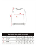 MEN'S SWEATSHIRT WHITE WITH FRONT EMB SPACEDOUT LOGO