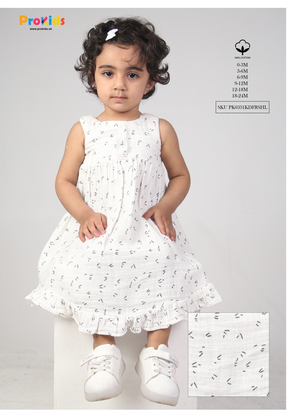 BABY GIRL MUSLIN FROCK