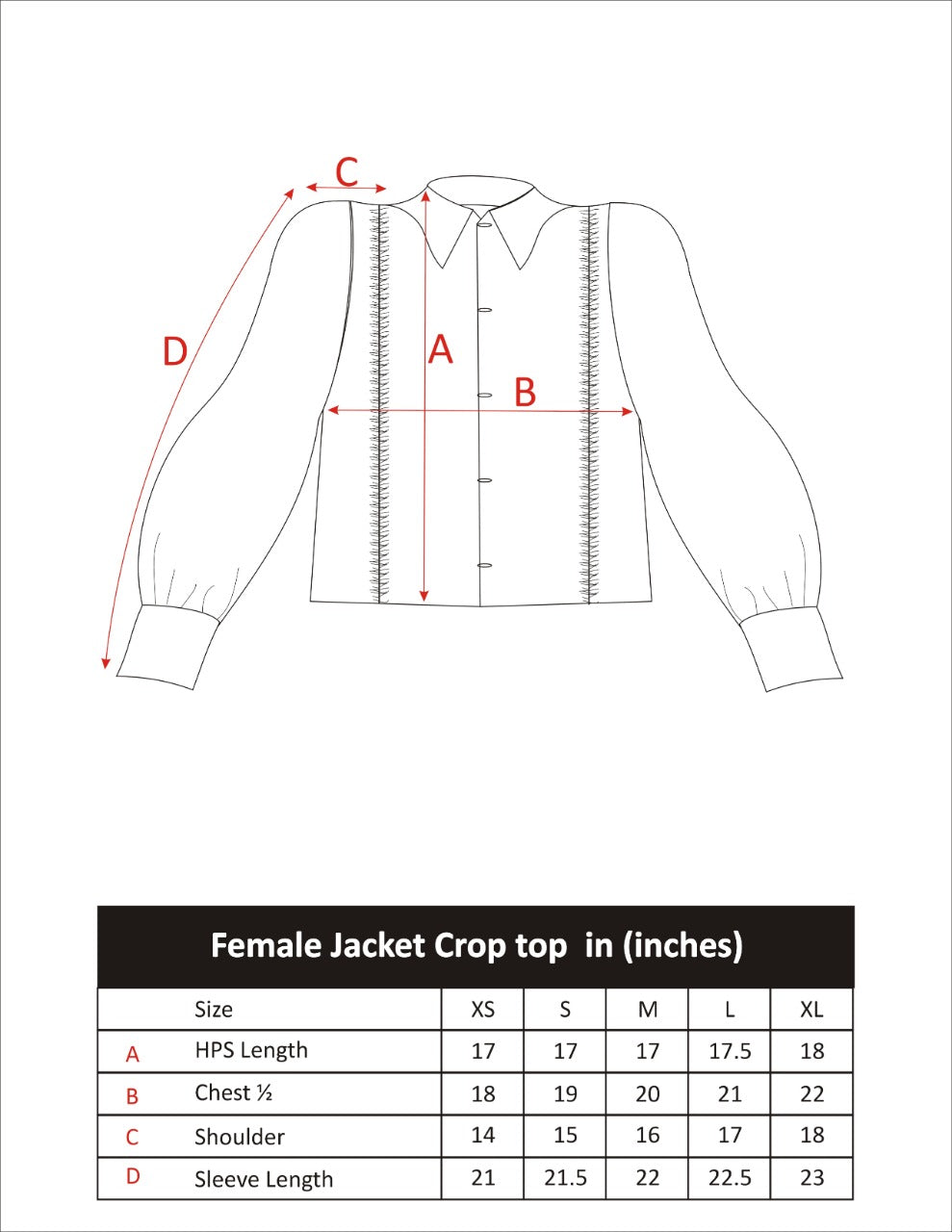 LADIES CROP JACKET BLUE