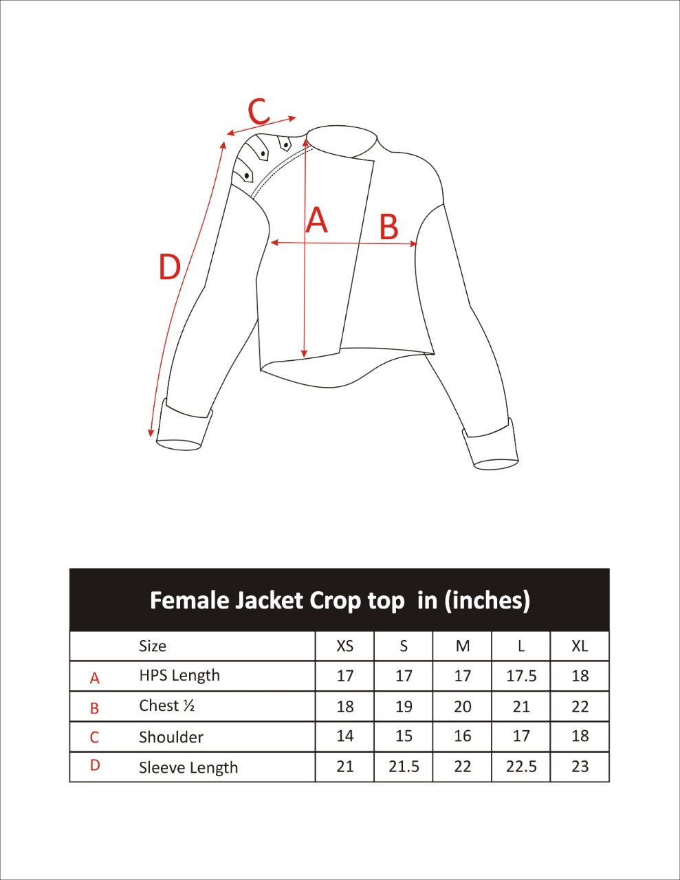 LADIES EMB CROP JACKET RED