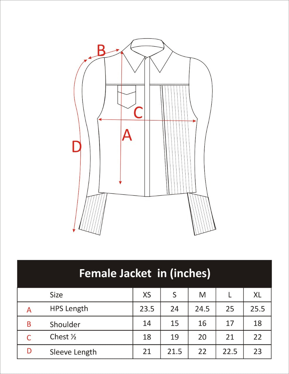 LADIES JACKET RED COLOUR