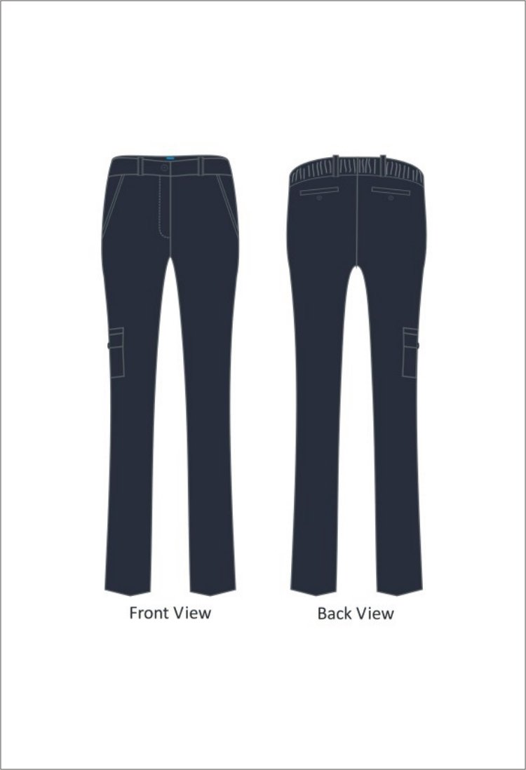 CARGO PANT NAVY (LENGTH) ASHARSTORES.COM 42 