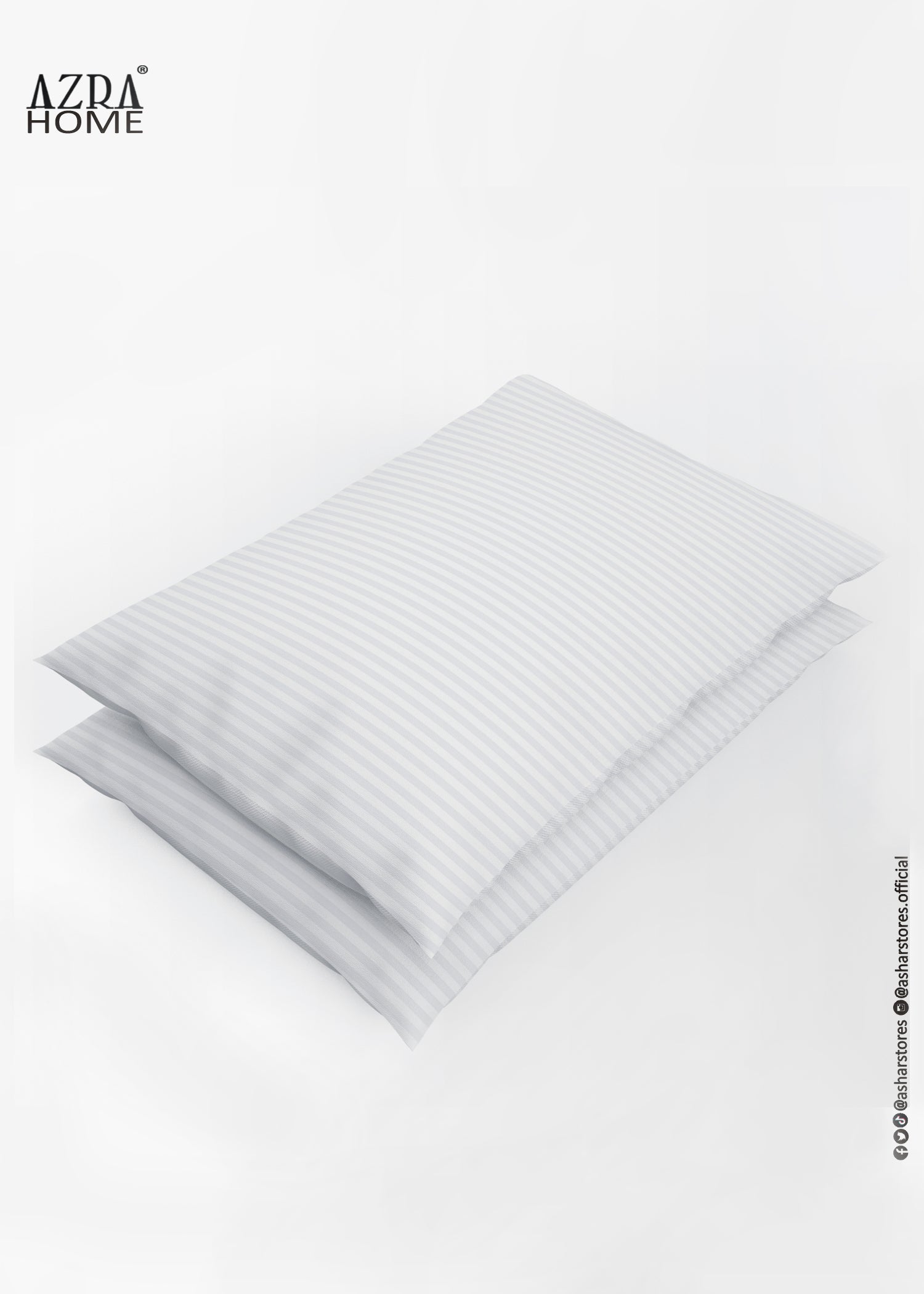 PROFESSIONAL PREMIUM PILLOW CASE 20 x 30+6 INCHES 4MM PACK OF 2
