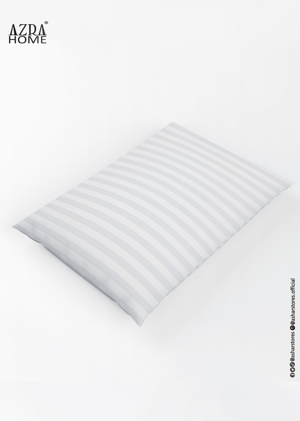 PROFESSIONAL PREMIUM PILLOW CASE 20X30+6 INCHES 2CM PACK OF 2