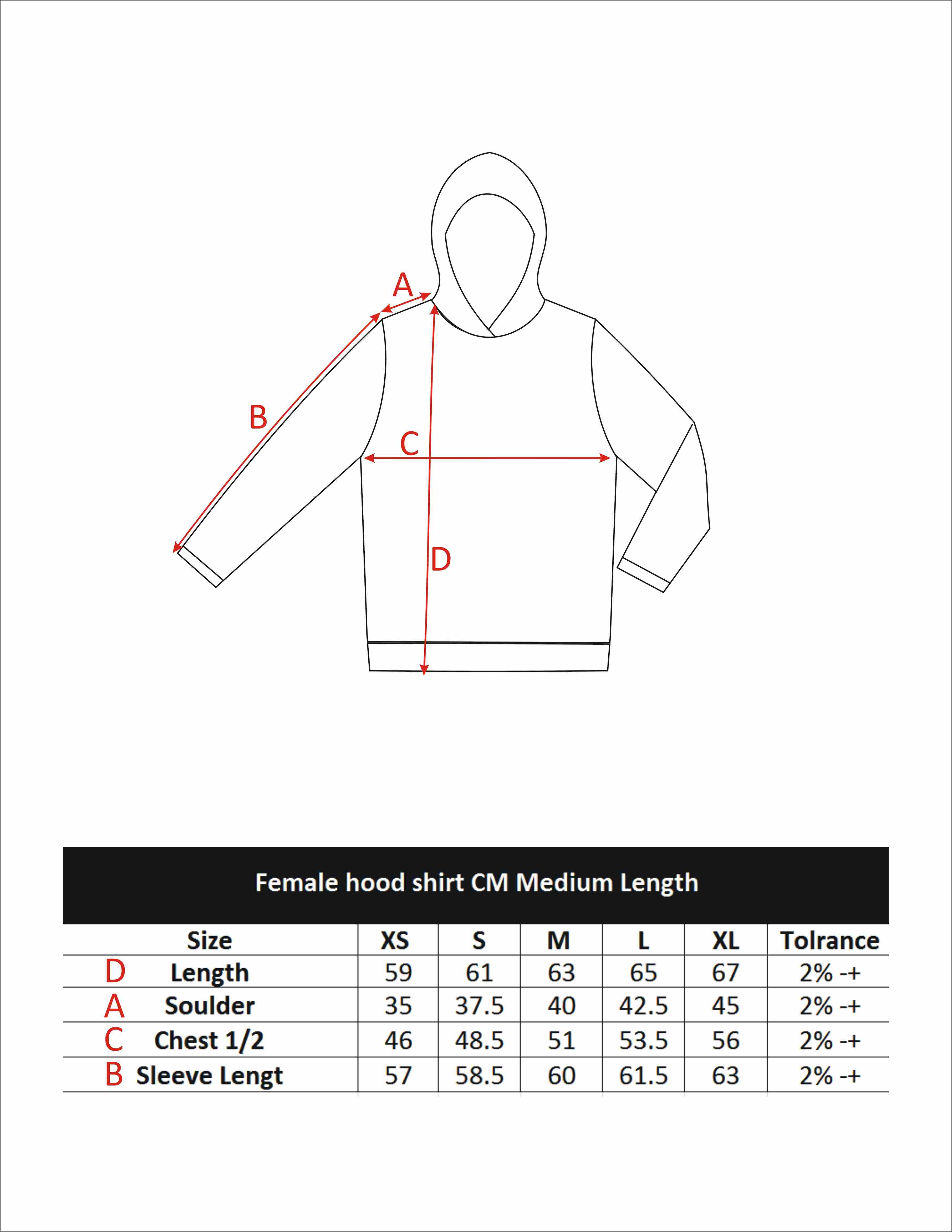 LADIES HOODY ICE BLUE PLAIN