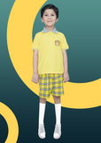 POLO SHIRT YELLOW WITH LOGO H/S FOR BOYS