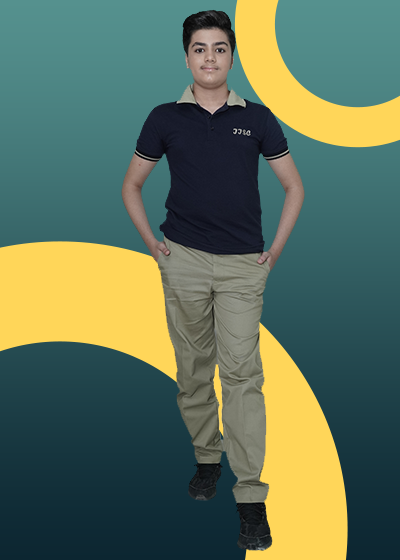 IISC PANT KHAKI  FOR BOYS (WAIST)