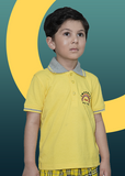 POLO SHIRT YELLOW WITH LOGO H/S FOR BOYS