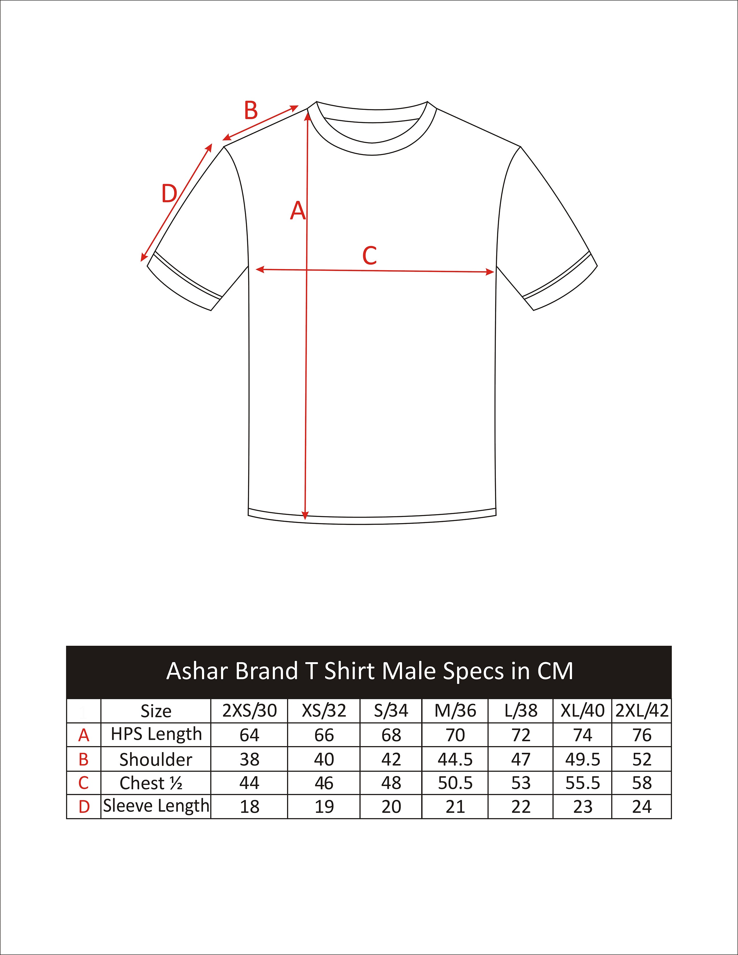 Men’s T-shirt / Mimosa metallic graphic print